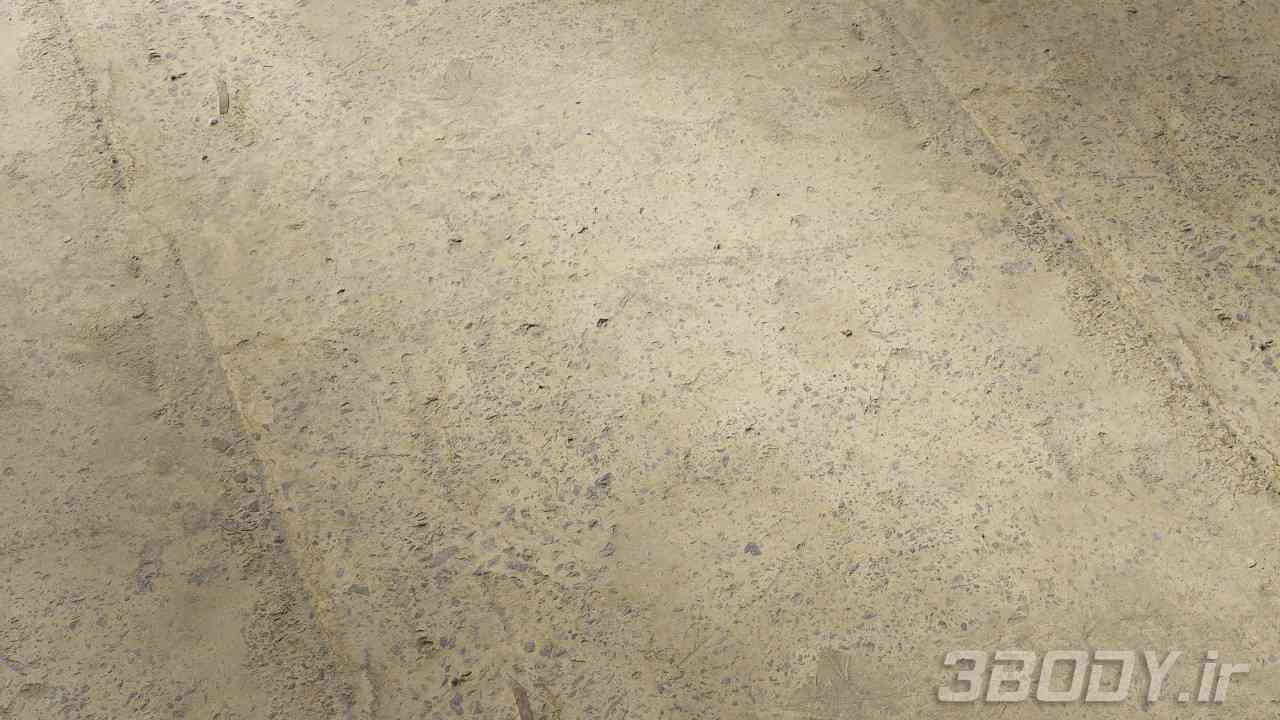 متریال بتن زبر rough concrete عکس 1